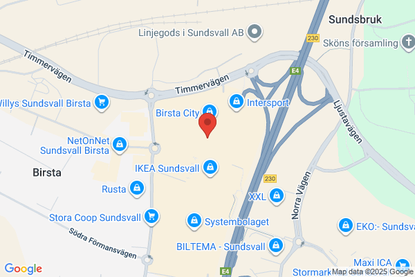 Buketten, Birsta City