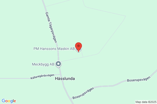 Hansson Maskin AB, P M