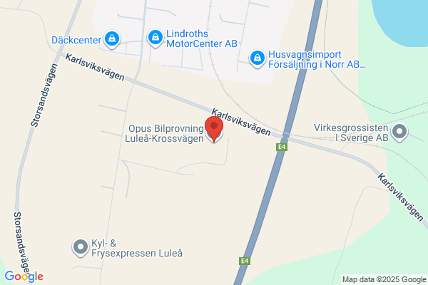 Opus Bilprovning Luleå-Krossvägen