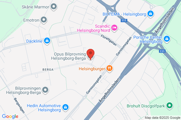 Opus Bilprovning Helsingborg-Berga