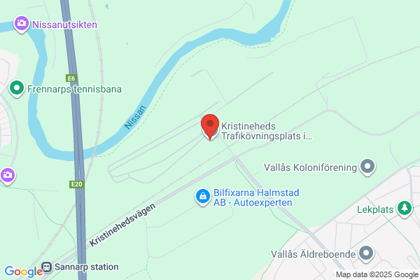 Kristineheds Trafikövningsplats, halkbana
