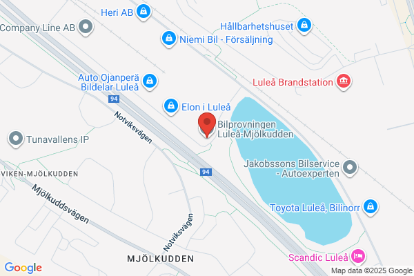 Bilprovningen Luleå-Mjölkudden