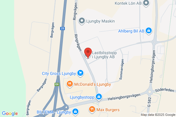 Lastbilsstopp i Ljungby AB