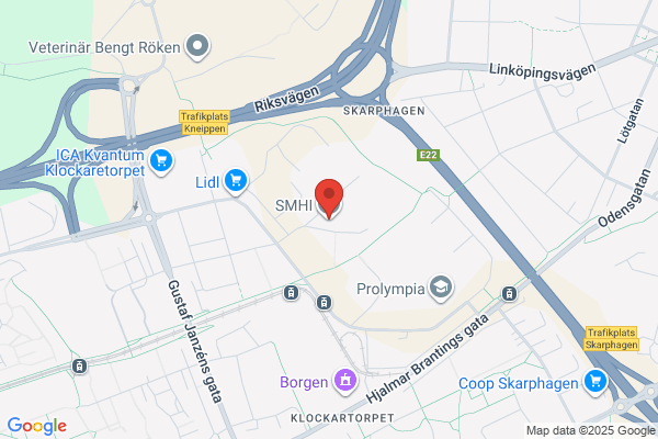 SMHI Sveriges meteorologiska o. hydrologiska institut