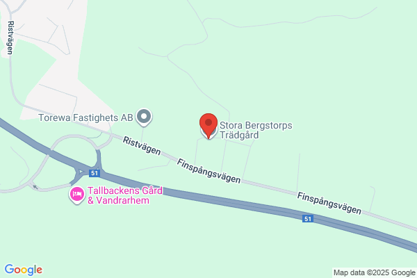 Bergstorps Trädgård, Stora