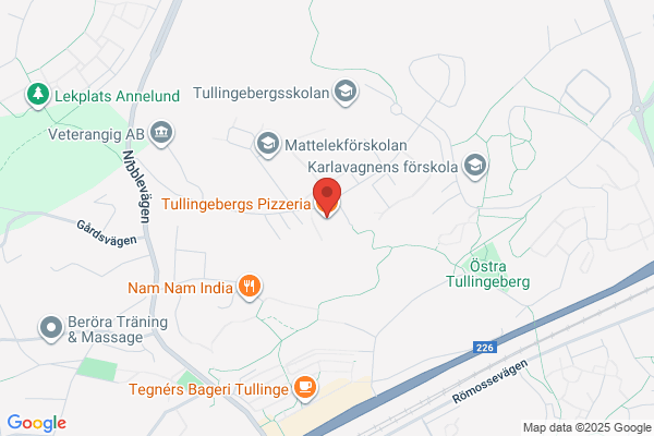 Tullingebergs Pub, Pizzeria o. Grill