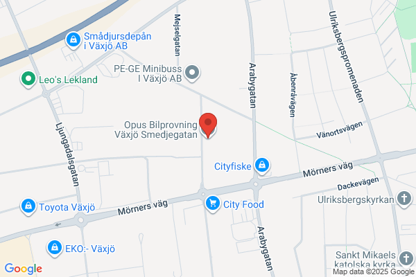 Opus Bilprovning Växjö Smedjegatan